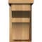 Ekena Millwork Monterey Rough Sawn Corbel w/Backplate, Western Red Cedar, 8"W x 10"D x 14"H COR08X10X14MON01RWR - alternate 3